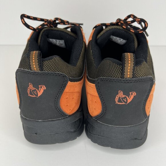 QI.Feng Hiking Burnt Orange Shoes Euro Size 44 Suede-Look Slip-Resistant Sneaker - Picture 4 of 11